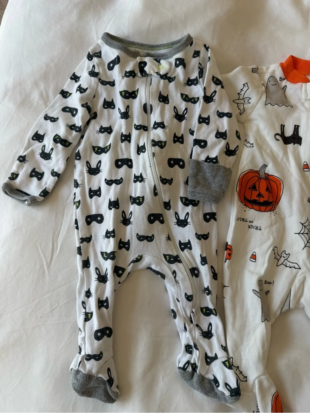Halloween One-Piece Pajama Sleeper Set